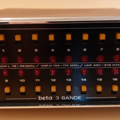 16 kanalen - 3 banden scanner Beta 3000